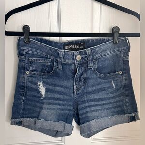 Express Denim Shorts